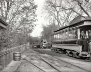 Boston Massachusetts circa  Descent into subway Public Garden